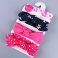 thumbnail image 2 of FRSASU 3Pcs Kids Floral Headband Girls Baby Elastic Bowknot Accessories Hairband Set, 2 of 3