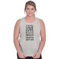 thumbnail image 5 of Cute Chocoholic All You Need is Love Tank Top Tee Shirt Women Brisco Brands L, 5 of 5