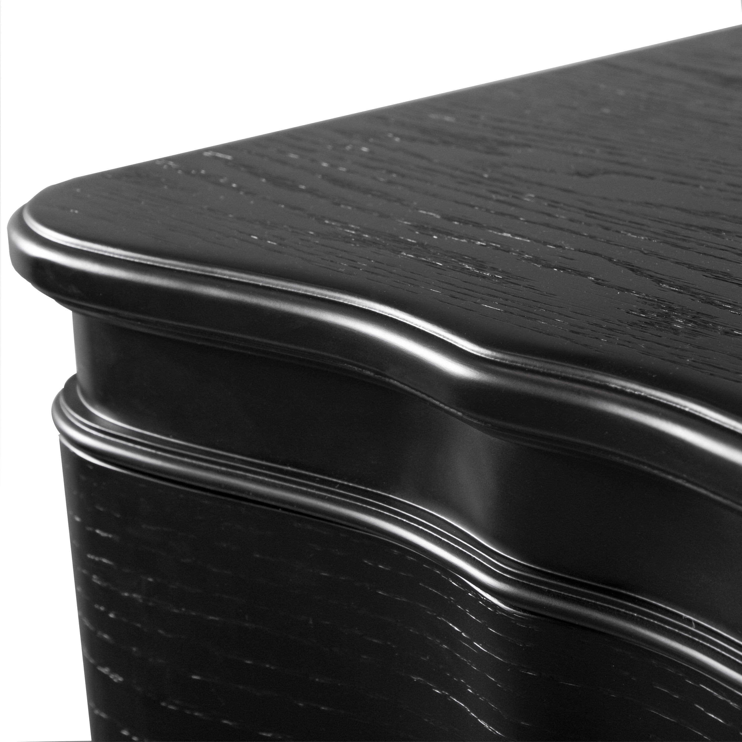 Furniture of America Seabliss Glam 9-Drawer Dresser, Black