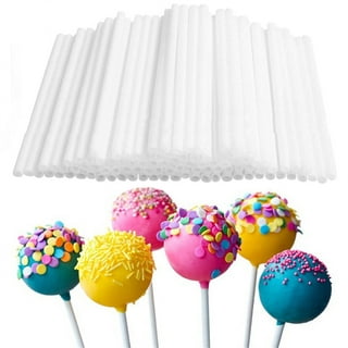 100 Pieces Lollipop Sticks 6 Inch Acrylic Candy Pop Sticks Cake Chocolate  Ice Cream Sticks Clear Sugar Stir Sticks Clear Reusable Sticks for Cake