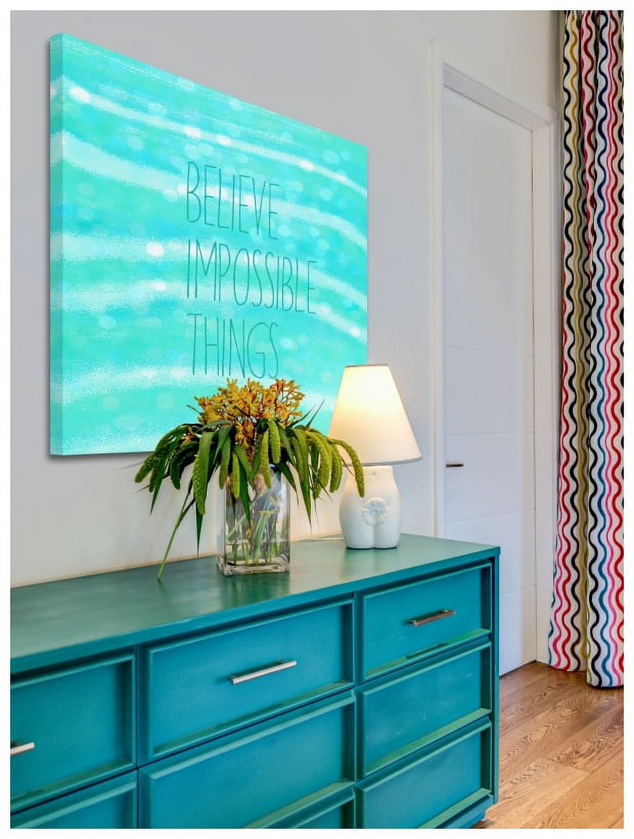 Marmont Hill "Believe Impossible Things" Sylvia Cook Painting Print on Canvas