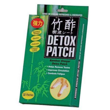 U.S. Jaclean Power Up Bamboo Power Foot Detox Patch (32 Patches) Made in