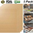 thumbnail image 2 of 5 Cooking Mats For Bbq 100% Non-stick Silicone Cooking Mats Fda 400 X 330 Mm, 2 of 4