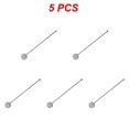 thumbnail image 1 of 1/3/5 Pcs Mélangeur Poli Fantaisie pour Cocktail Boisson 304 Acier Inoxydable Outils de Bar Réutilisables Durabilité Style C 5 Pcs, 1 of 6