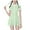 Green, variant on Ohufall Summer One-Piece Bathing Suits for Teen Girls Fashion Colorblock Short Sleeve Zipper Skirted Swimsuit Kids Girls Cute Swimming Dresses, Sizes 7-14 Years