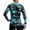 Blue, variant on Mens Cycling Jersey Cycling Shirt Long Sleeve Bike Riding Shirt, Arid Dune Camouflage Sportswear with 3 Rear Pockets, Moisture Absorbing Quick Dry Biking Shirt