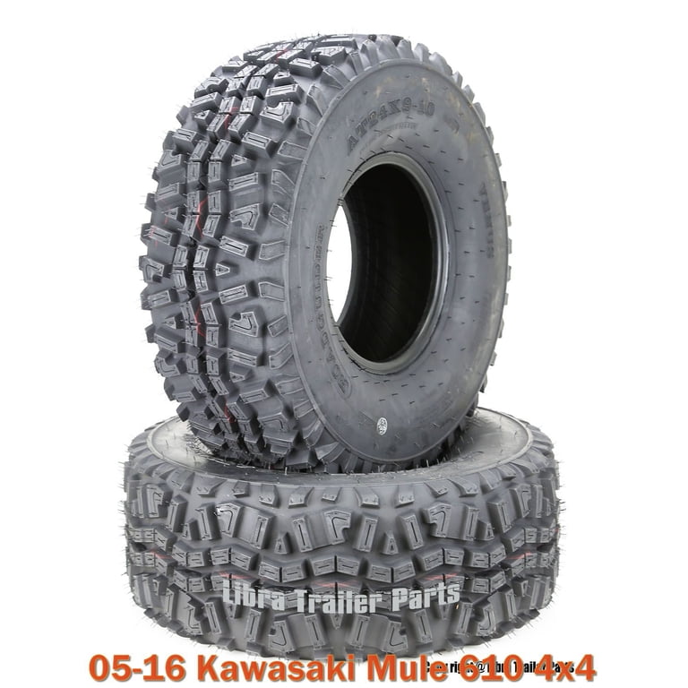 Free Shipping! (2) 24x11-10 ATV Rear Tire Set for 05-16 Kawasaki