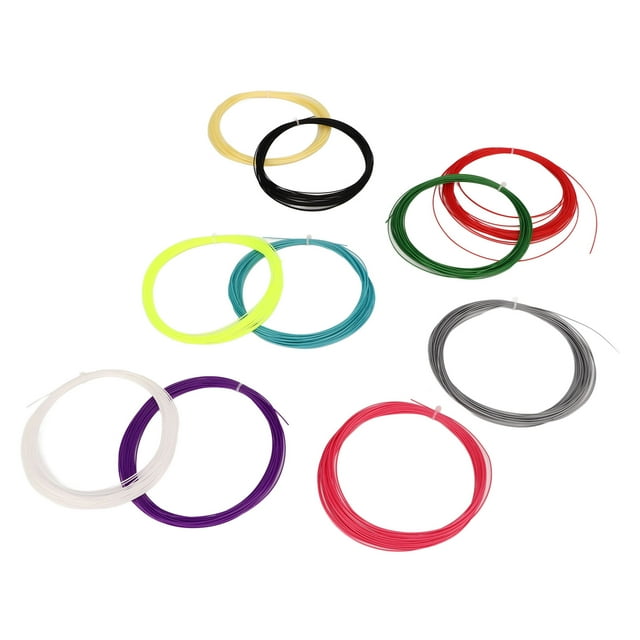 Badminton String, High Elastic 10 Metres Long Badminton Racquet String Color Mixing Nanofiber for Playground