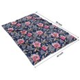 thumbnail image 4 of Pioneer Flower Blanket,Comfortable Soft Flannel Throw Blanket,All Season,Warm Lightweight Blankets for Sofa Bed Couch Living Room Chair,40"x50"(100x130cm), 4 of 4