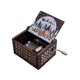 thumbnail image 2 of Caja de música de mano de madera, caja de música pintada con música de Feliz Navidad, exhibición de puesto, regalos exquisitos al por mayor, 2 of 4