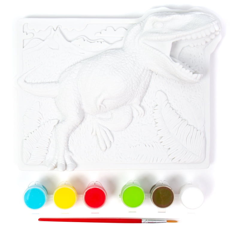 Made By Me! Paint Your Own 3D Dino Stone, 8-Inch photo 2