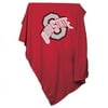 Logo Chair Ohio State Buckeyes Ncaa Sweatshirt Blanket Throw