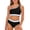 Black, variant on Girls Tankini Swimsuits 8-10 Rash Guard Bikini Set Adjustable Straps Tankini Sets Two Piece Bathing Suit Allover Printed Swimwear with Cover Up Skirt