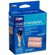 Carex Crutch Handgrips Solid A953-00 2 Each (Pack of 4)