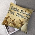 thumbnail image 7 of nygtbtfer Farm Farmhouse Pillow Covers Vintage Rustic Pillow Covers Square Animal Farmhouse Home Decor Pillow Cover Cushion Set of 2 (Wood Farm Set) 22x22in, 7 of 7