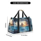 thumbnail image 3 of Easygdp Ocean View Bedroom Bolsa de Gimnasio, Bolsa de Viaje Duffel, Bolsa de Fin de Semana con Compartimentos, Bolsa de Mano para Noche, 3 of 7