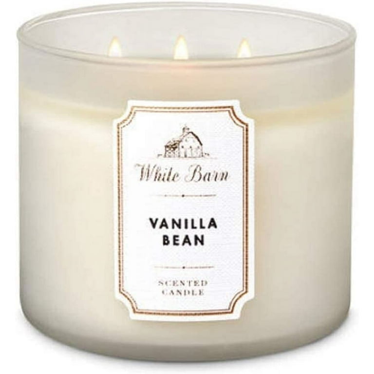 Bath & Body Works White Barn 3-Wick Candle in Vanilla Bean