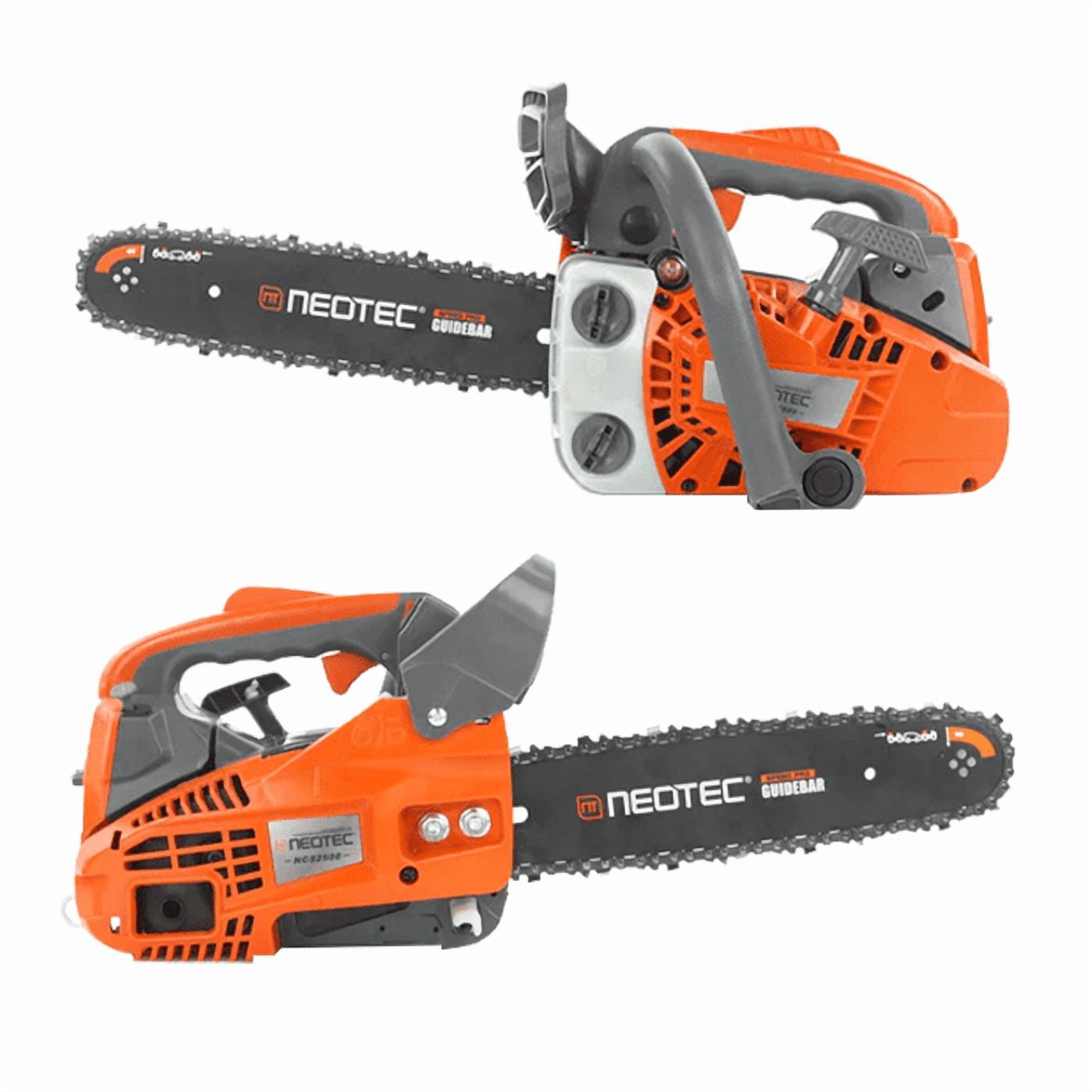 Neotec 25.4cc Gas Top Handle Chainsaw with 12'' Guide Bar and Chain 2-Stroke Engine Cut Tree Wood