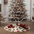 thumbnail image 4 of Haiem Rose Flowers Pattern Christmas Tree Skirt Merry Christmas Party Christmas Tree Decoration,New Year Decorations-36", 4 of 6