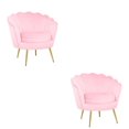 thumbnail image 1 of Heavenly Collection Grey Accent Chair SET OF 2, 1 of 5