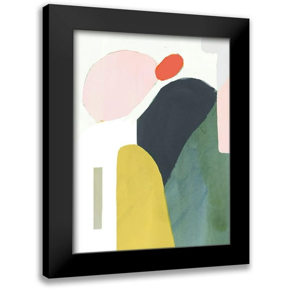 Borges, Victoria 12x14 Black Modern Framed Museum Art Print Titled - Summer Salad III