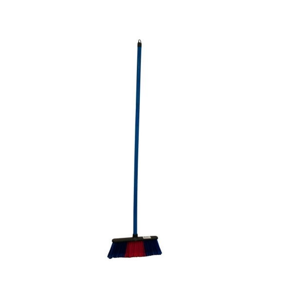 Broom With Colored Bristles And Handle, 8 Count