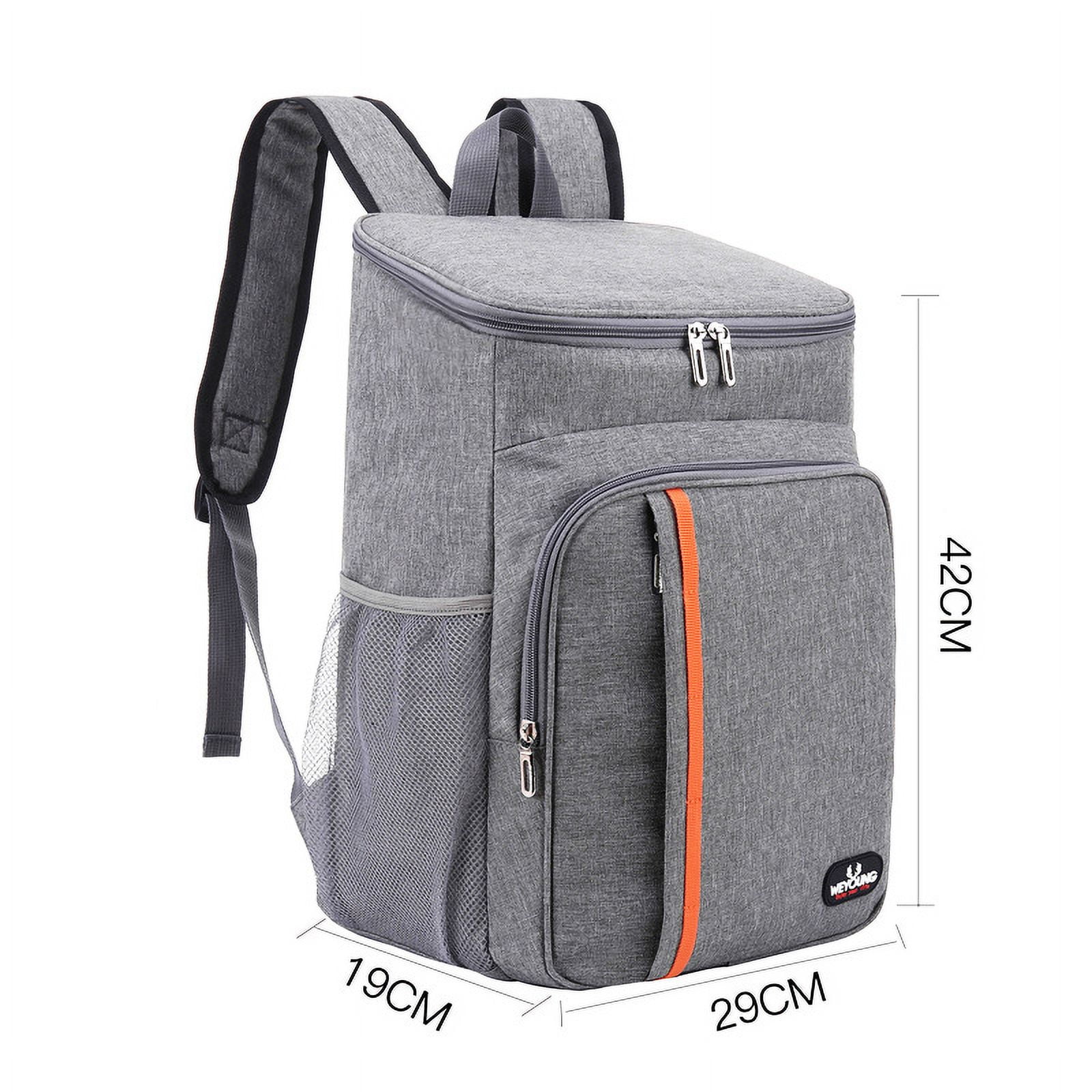 Camping Cooler Backpack, Soft Backpack Cooler Insulated Leak Proof Travel Cooler Bag Waterproof Lunch Picnic Beach Work Travel Insulated Bag Drink Beer Bag Cooler Bag