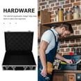 thumbnail image 4 of KAKOWELY Portable Carrying Box Handheld Aluminium Alloy Suitcase Small Tool Case,11.42X"X8.07"X3.74", 4 of 5
