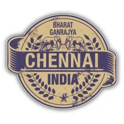 Kira Chennai City India Grunge Travel Stamp Car Bumper Sticker Decal Waterproof Sticker for Water Bottles, Laptops, Notebooks - Best Birthday Gifts