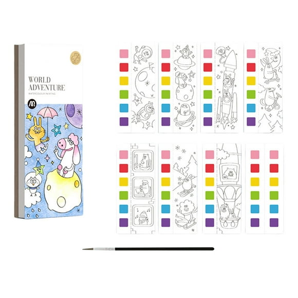 Bolsillo Acuarela Pintura Libro Juguete Macarena libro de pintura de acuarela