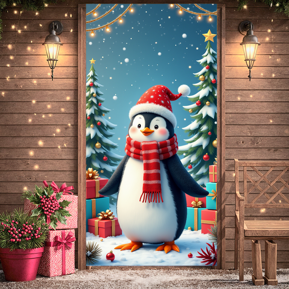 Festive Design Merry Christmas Reindeer Illustration Holiday Banner for Christmas Party Home Decoration Celebration