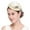 Beige, variant on Rigardu hair accessories for women Fascinators For Women Tea Party Headband Hat Mesh Feathers Hair Clip For Wedding Cocktail And Church hair bands for women's hair Beige   One size