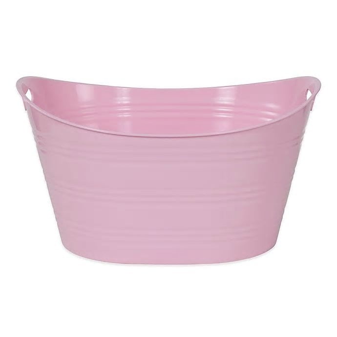Creative Bath Storage Tub in Light Pink