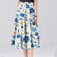 thumbnail image 2 of Maxi Skirts for Women Long Midi Length Casual Skirt for Beach Party Holiday 2025, 2 of 5