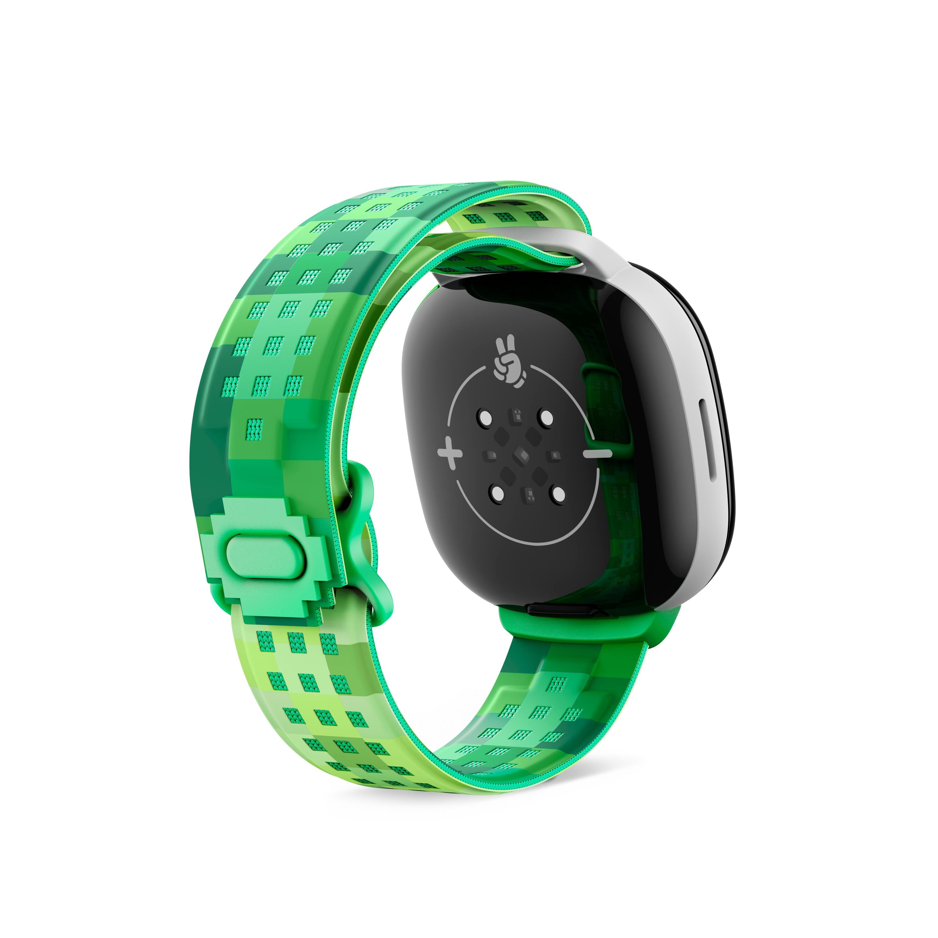 Fitbit Ace LTE Band - Kids Smartwatch Band - Water Resistant - One Size Fits All - Minecraft: Do U Mine?