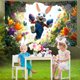 thumbnail image 4 of CREATITOY Easter Backdrop Cloth Holiday Party Decoration Background for Home Garden Party Supplies, 4 of 5