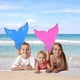 thumbnail image 4 of Pink Aletas de aleta de sirena para niños para nadar para niñas natación ajustable para niños pequeños natación Monofin, 4 of 4