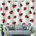 thumbnail image 4 of Orinice Ladybug Berries Tapestry Wall Hanging Unique Style for Home Decor, Graphic Art for Living Room Bedroom Dorm 60x50inch, 4 of 6