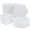 White, variant on Black Foam Geometry Cube Props for Product Photography Lightweight Portable and Durable 4pcs