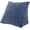 Blue, variant on Triangle Wedge Pillow, Reading Backrest Pillow Bed Backrest Positioning Backrest Pillow for Bed Sofa Backrest Reading Office Chair Rest (15.75 × 14.17 × 7.87 Inches)