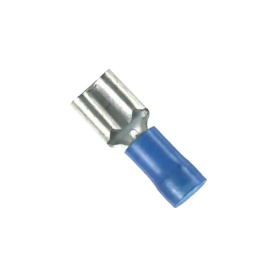 Pack of 5 DNF14-205-C Connector 0.187 (4.75mm), 0.205 (5.21mm) Quick Connect Female 14-16 AWG Crimp Non-Mating End Insulated
