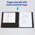 thumbnail image 7 of Avery Mini Binder, 2" Round Rings, Black Binder (27554), 7 of 7