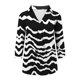 thumbnail image 4 of ICHUANYI Clearance Fashion Woman V Neck Three Quarter 3/4Sleeve T Shirt Printing Blouse Tops Sweatshirt ICHUANYI "ICHUANYI", 4 of 4
