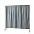 thumbnail image 3 of Don't Look at Me - Expandable Privacy Room Divider - White Frame with Slate Gray Cotton Fabric, 3 of 4
