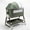 Green, variant on suihuooo 4 in 1 Baby Bassinet Bedside Sleeper, Height Adjustable, Easy Folding,White