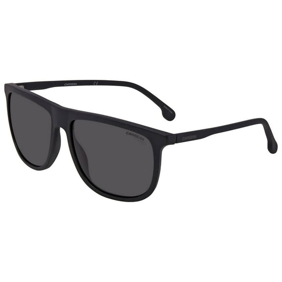 Carrera Grey Rectangular Men's Sunglasses CARRERA 218./S 0003/IR 58