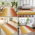 thumbnail image 4 of Large Area Rugs 6'x9', Orange Yellow Ombre Carpet Runner Indoor Outdoor Rugs Home Decor Aesthetic, Contemporary Abstract Gradient Non Slip Mats Washable Accent Rug for Living Room Bedroom, 4 of 8