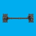thumbnail image 2 of Renovators Supply Black Cabin Hook Eye Latches 7.3" L Decorative Wrought Iron Privacy Hook Latch for Kitchen Cabinet, Sliding Barn Door or Gates w/Screws, 2 of 8