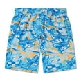 thumbnail image 2 of Speedo Boy's UV Protection Swim Trunk Mid Length Redondo Printed Shorts - Tranquil Blue, Size S, 2 of 2