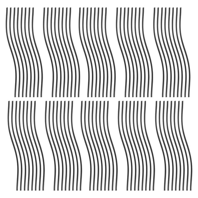 100 Pcs Bâtonnets Diffuseurs d'Huiles Essentielles Courbés Décorations Bâtonnets Diffuseurs Recharge Bâtonnets Diffuseurs de Fibres